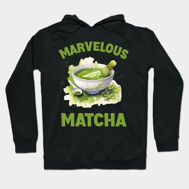 Matcha Magic in a Bowl: T-Shirt Design for Matcha Lovers Hoodie by Sesame